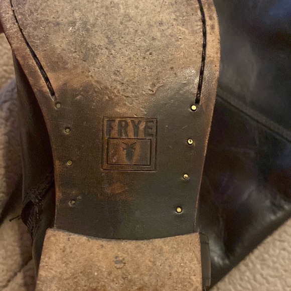 Frye Melissa Boot wide calf size 6 dark brown - Picture 3 of 5